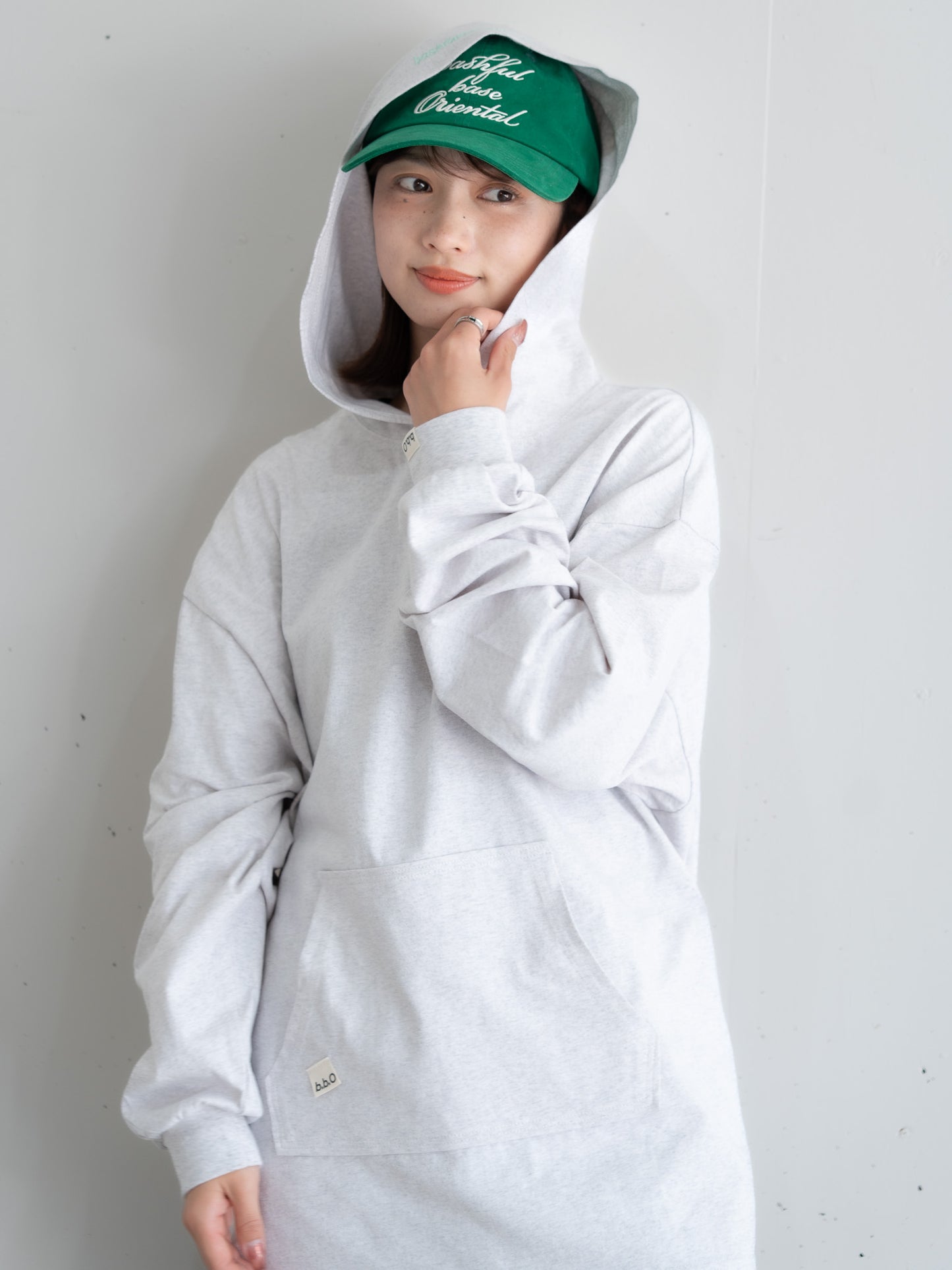 [SET]ロゴビッグシルエットカットフーディー・パーカー+ロゴビッグシルエットカットフーディー・パーカー(2set)