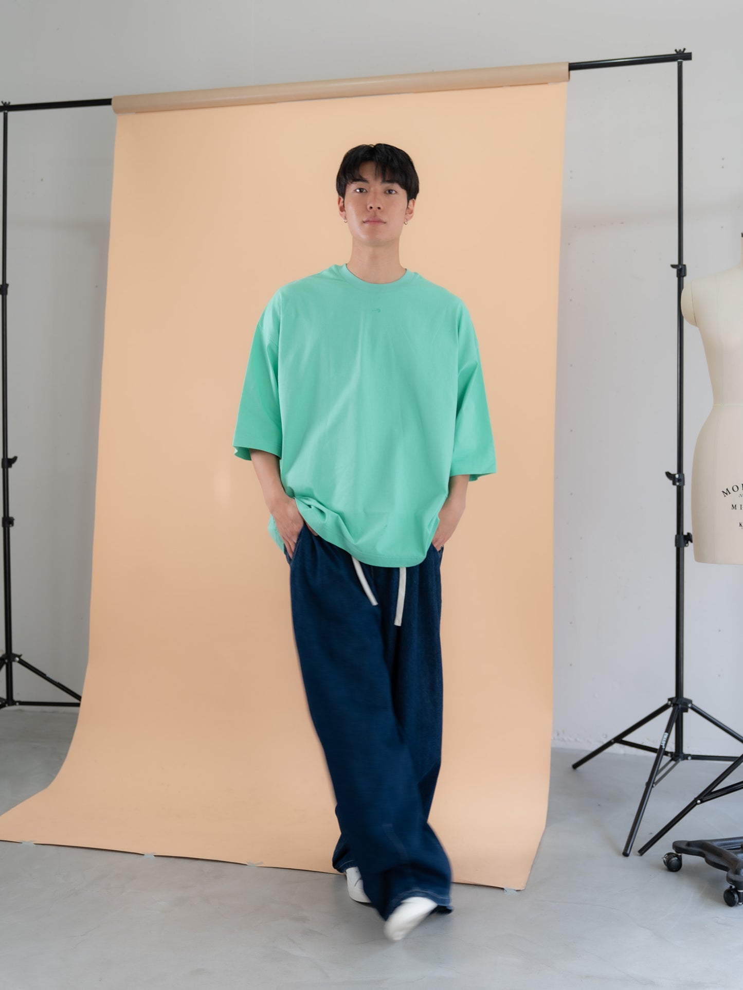 【bbO】バックロゴボリュームT