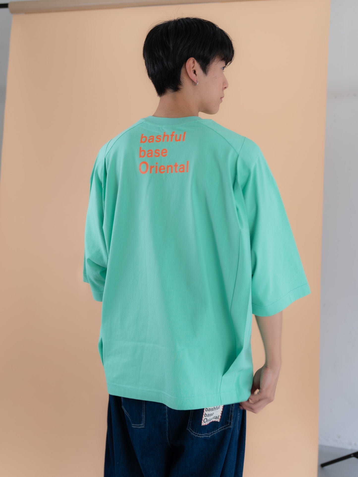 【bbO】バックロゴボリュームT