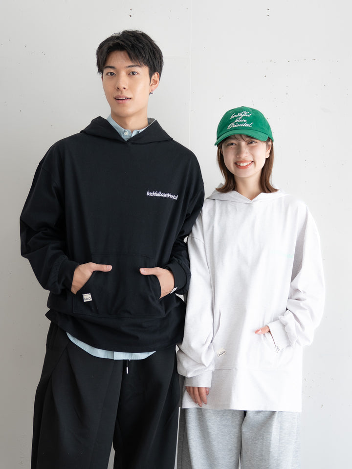 【bbO】ロゴビッグシルエットカットフーディー・パーカー