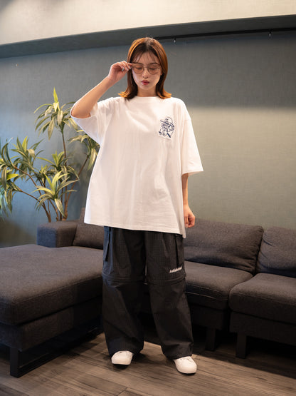 【bbO】オーバーサイズバッシュフルくんパッチT