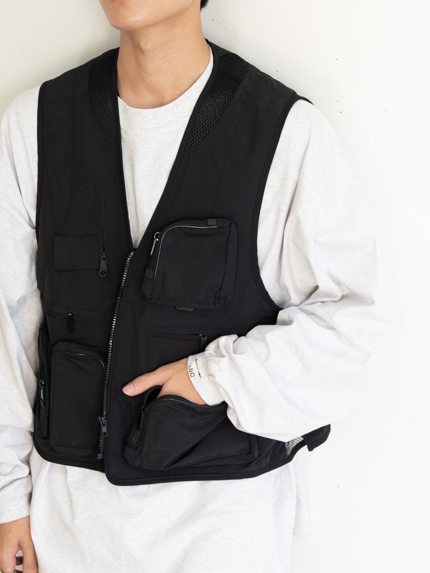 【bbO】ユーティリティマルチポケットナイロンベスト