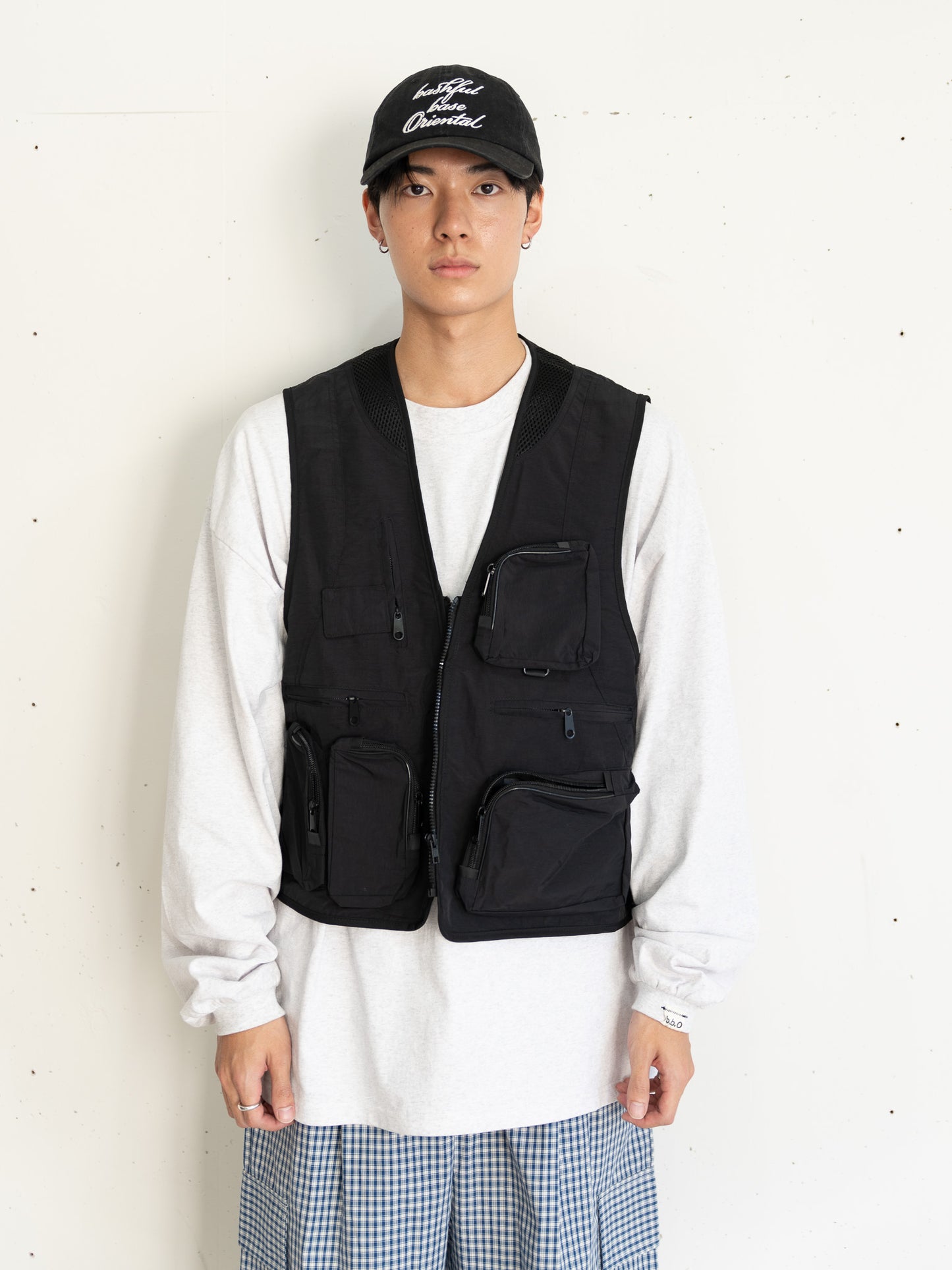 【bbO】ユーティリティマルチポケットナイロンベスト