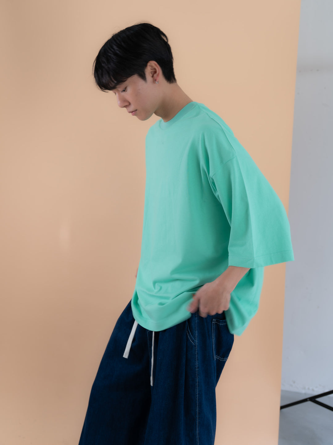 [一部予約]【bbO】バックロゴボリュームT