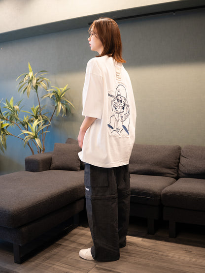 【bbO】オーバーサイズバッシュフルくんパッチT