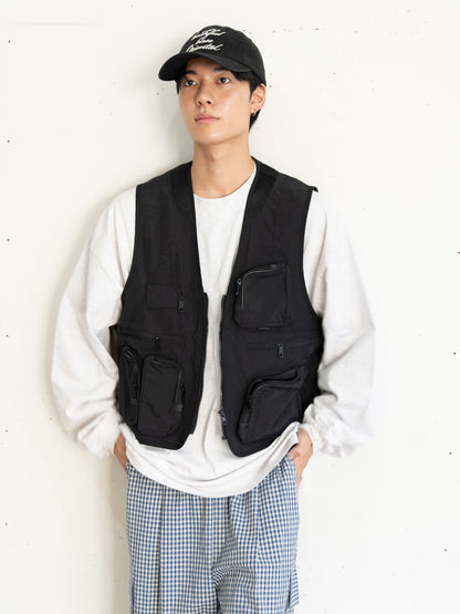 【bbO】ユーティリティマルチポケットナイロンベスト
