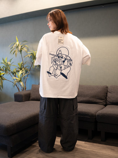 【bbO】オーバーサイズバッシュフルくんパッチT