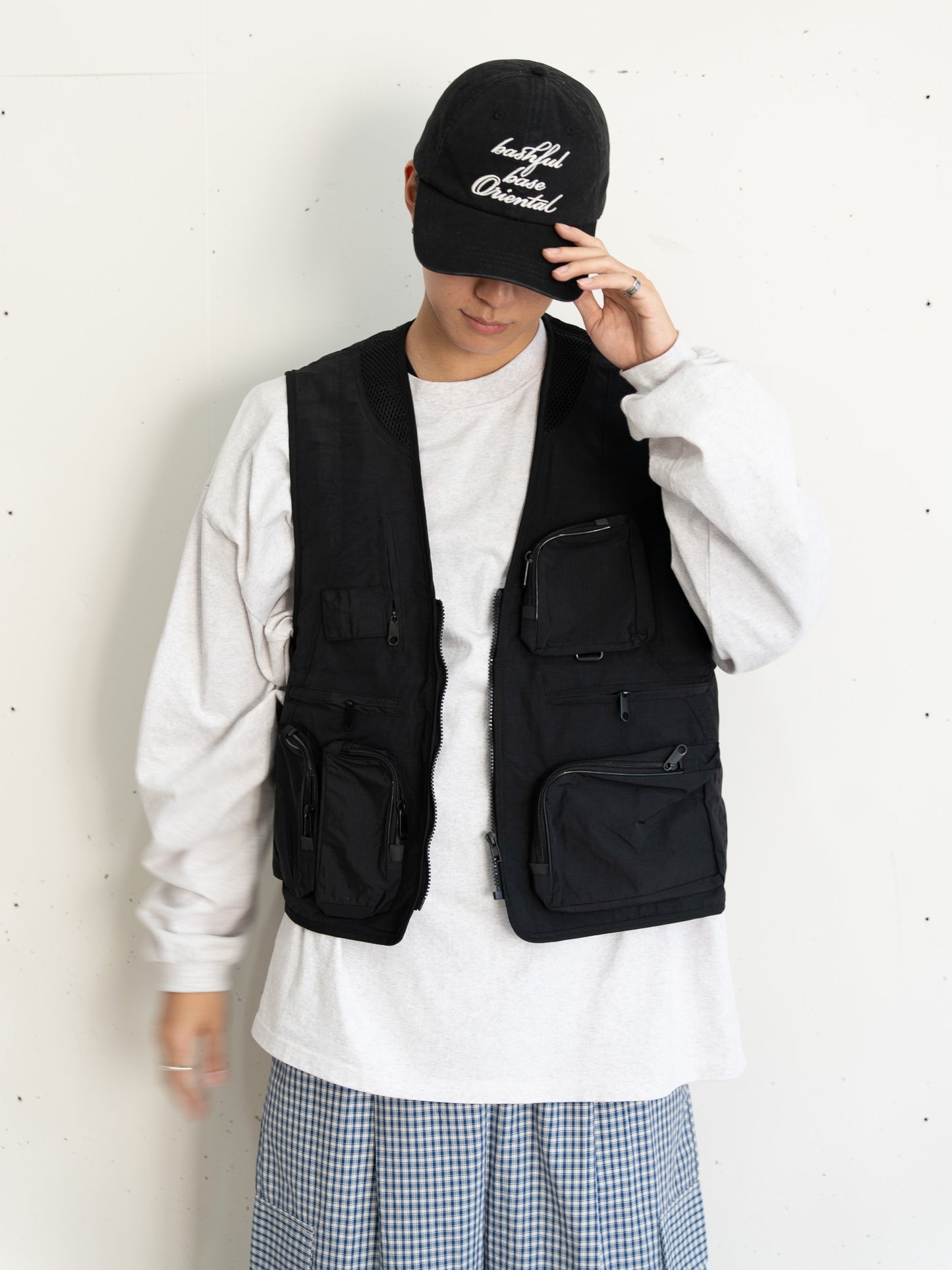 【bbO】ユーティリティマルチポケットナイロンベスト