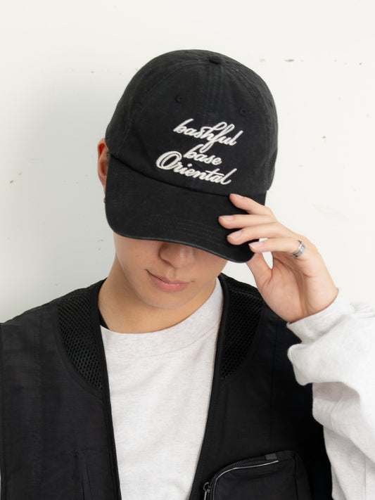 【bbO】ヴィンテージライクロゴキャップ