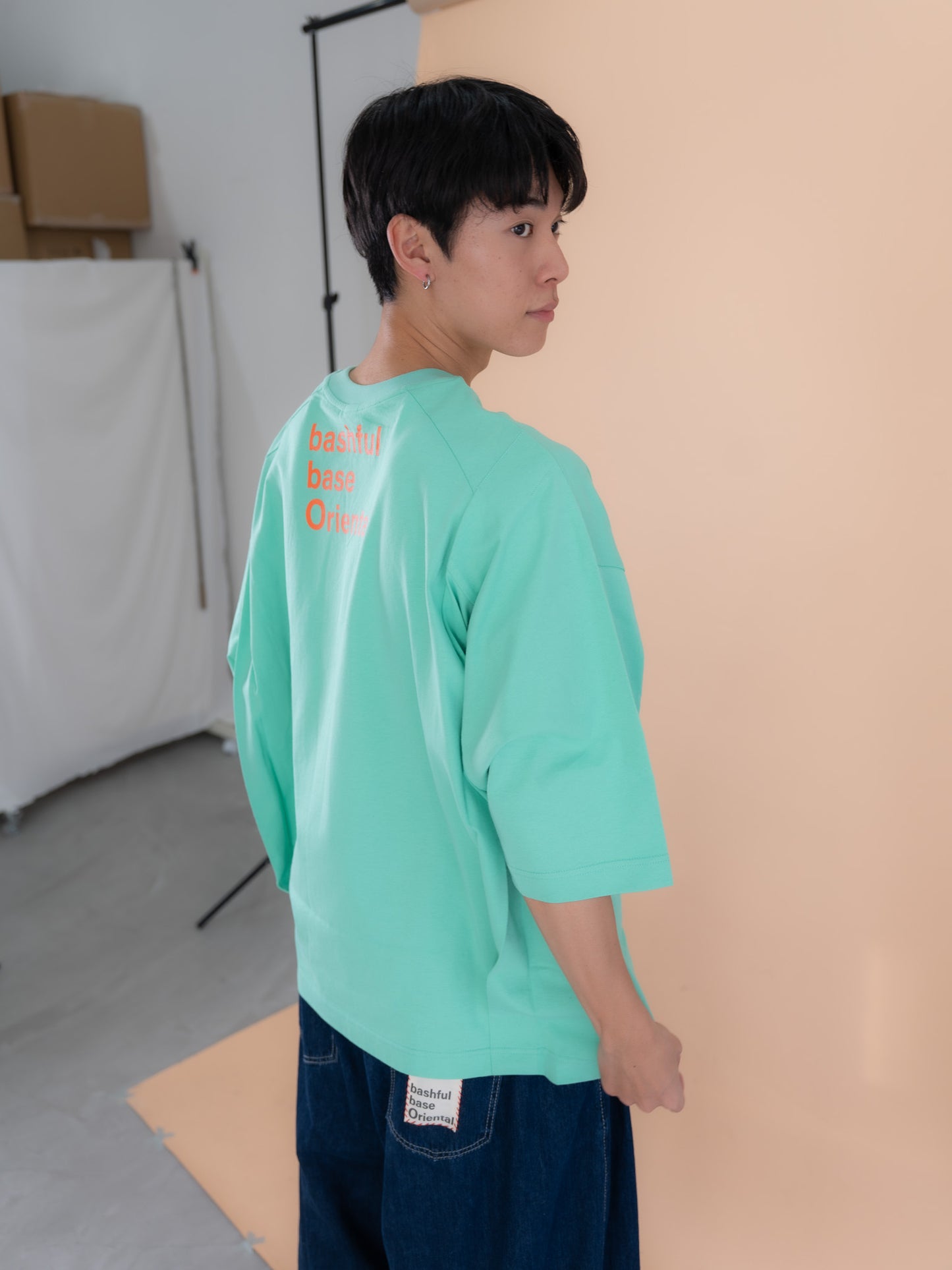 【bbO】バックロゴボリュームT