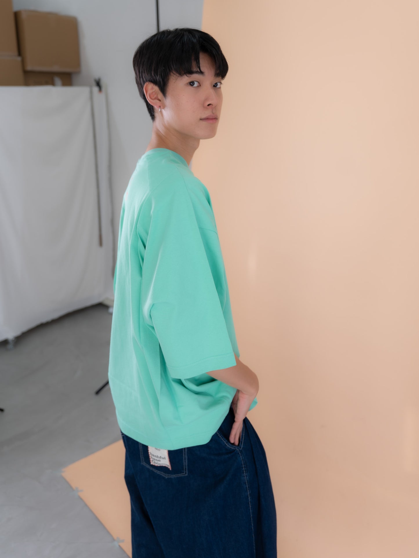 【bbO】バックロゴボリュームT