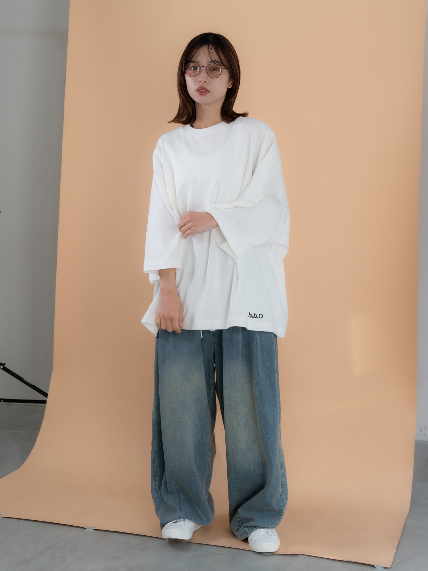 【bbO】バックロゴボリュームT