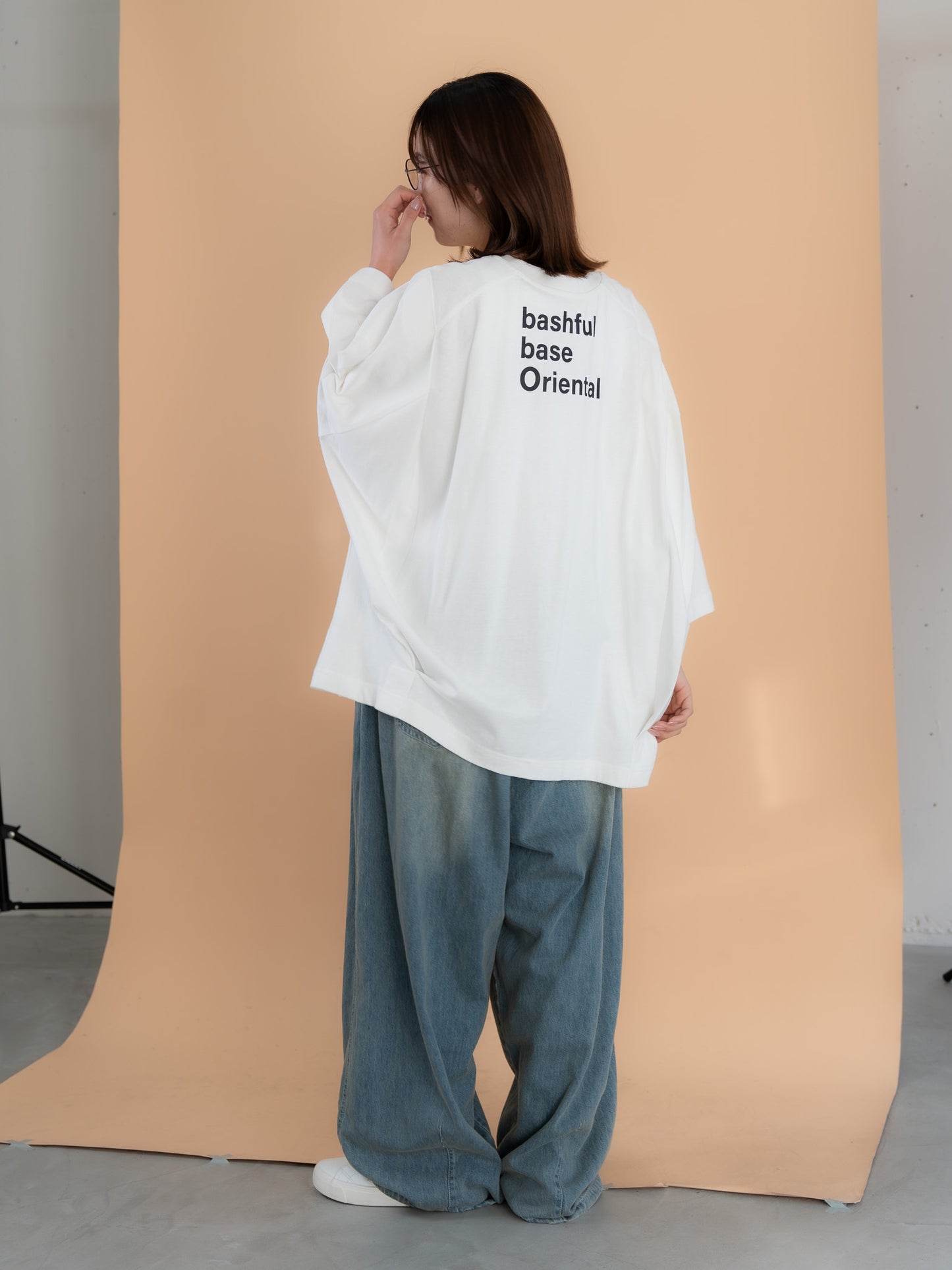 【bbO】バックロゴボリュームT