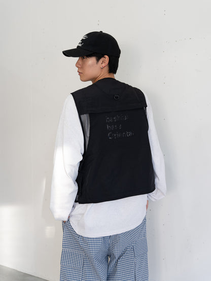 【bbO】ユーティリティマルチポケットナイロンベスト