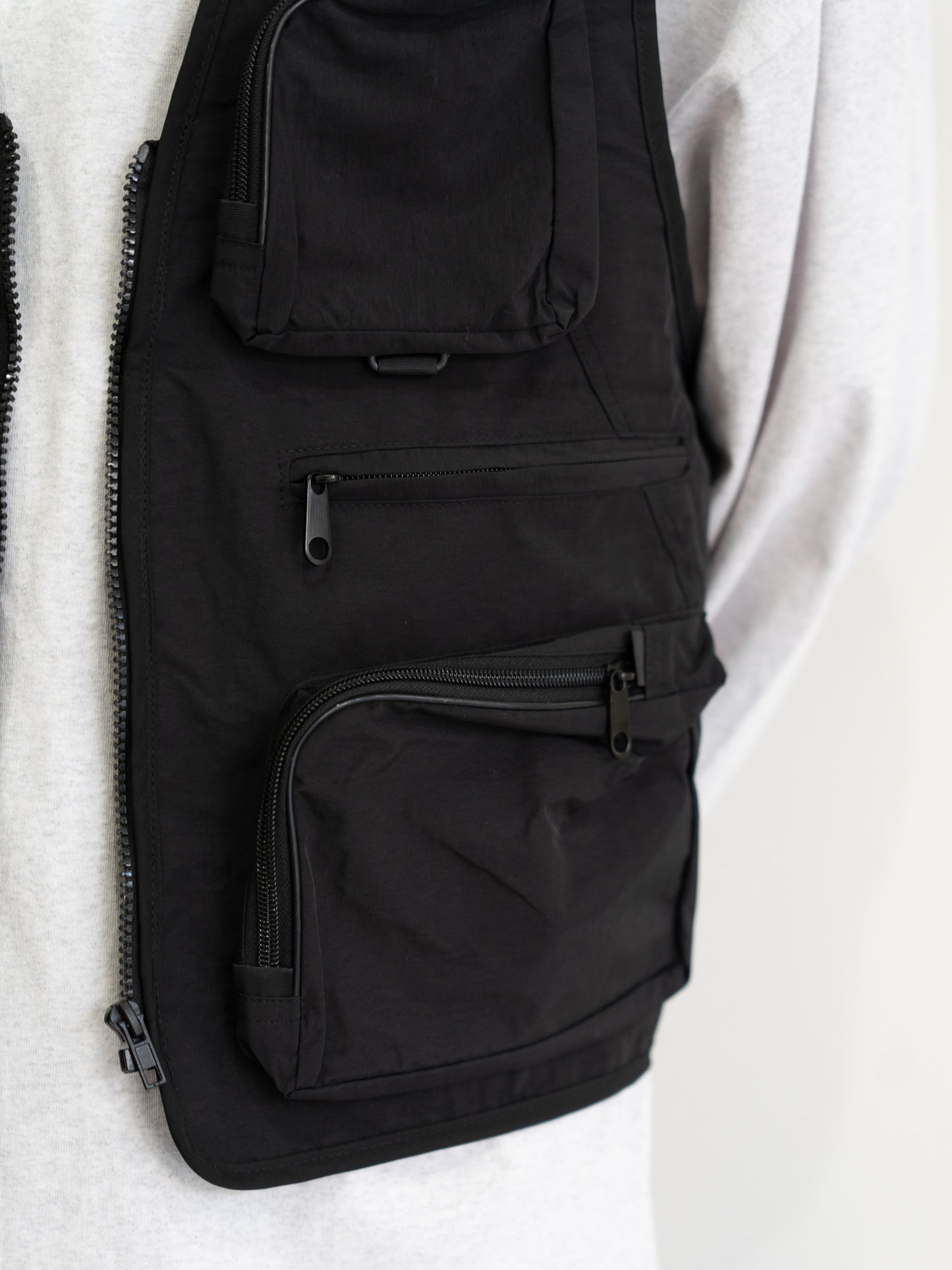 【bbO】ユーティリティマルチポケットナイロンベスト