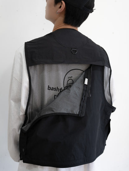 【bbO】ユーティリティマルチポケットナイロンベスト