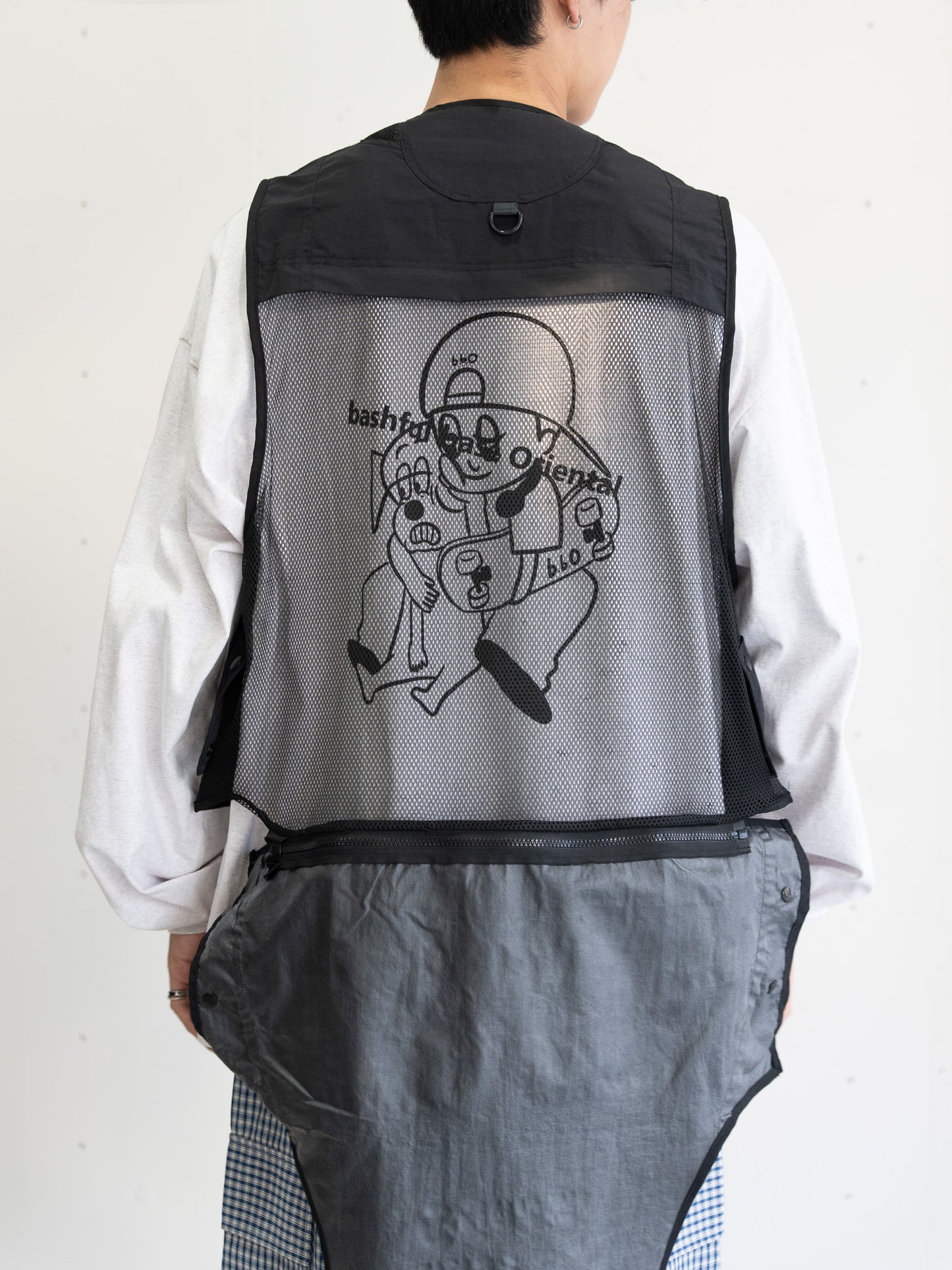 【bbO】ユーティリティマルチポケットナイロンベスト