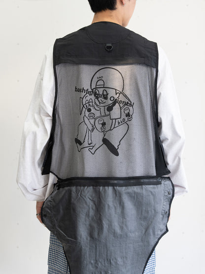 【bbO】ユーティリティマルチポケットナイロンベスト