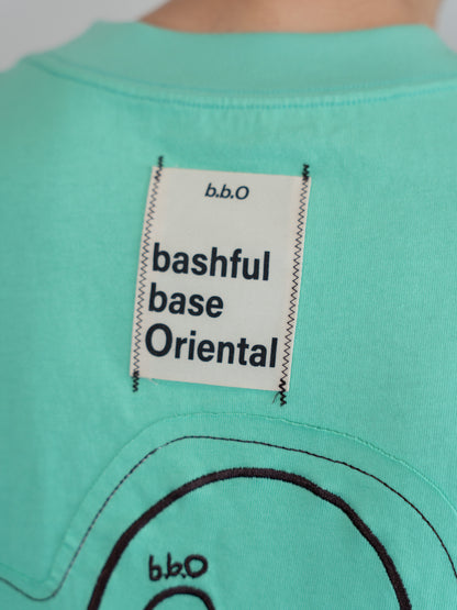 【bbO】オーバーサイズバッシュフルくんパッチT