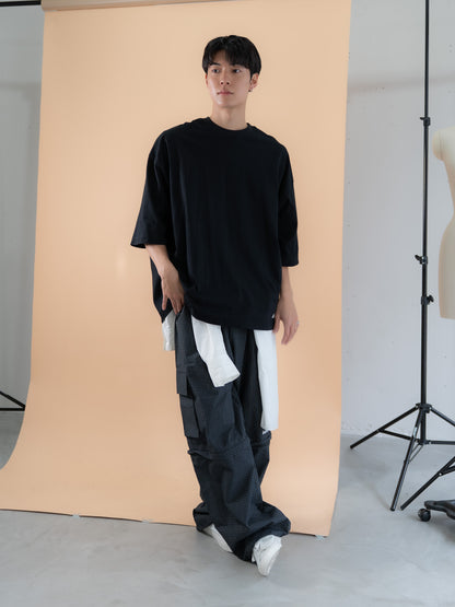 【bbO】バックロゴボリュームT