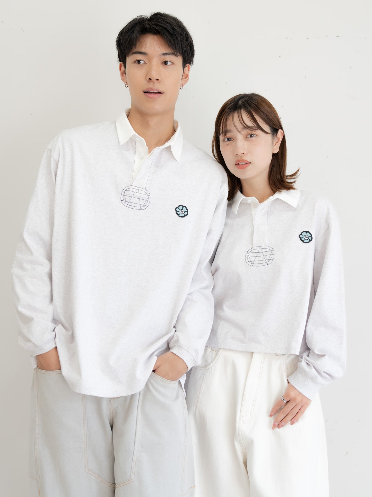 【bbO】ロゴオーバーラガーシャツ