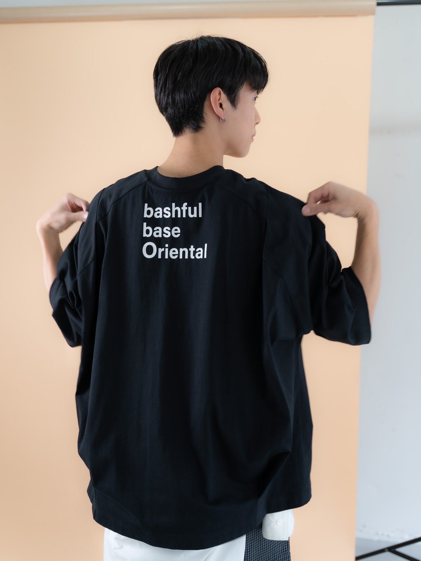 【bbO】バックロゴボリュームT