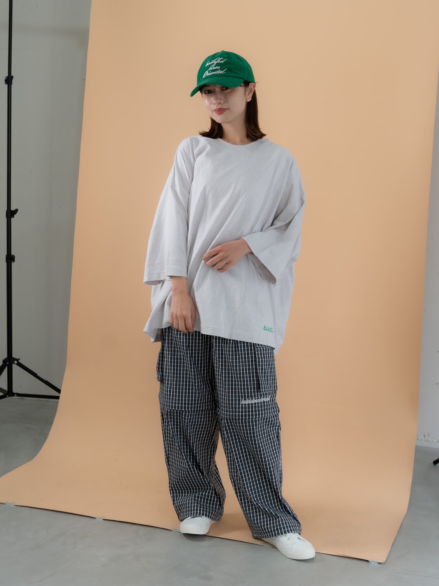 【bbO】バックロゴボリュームT