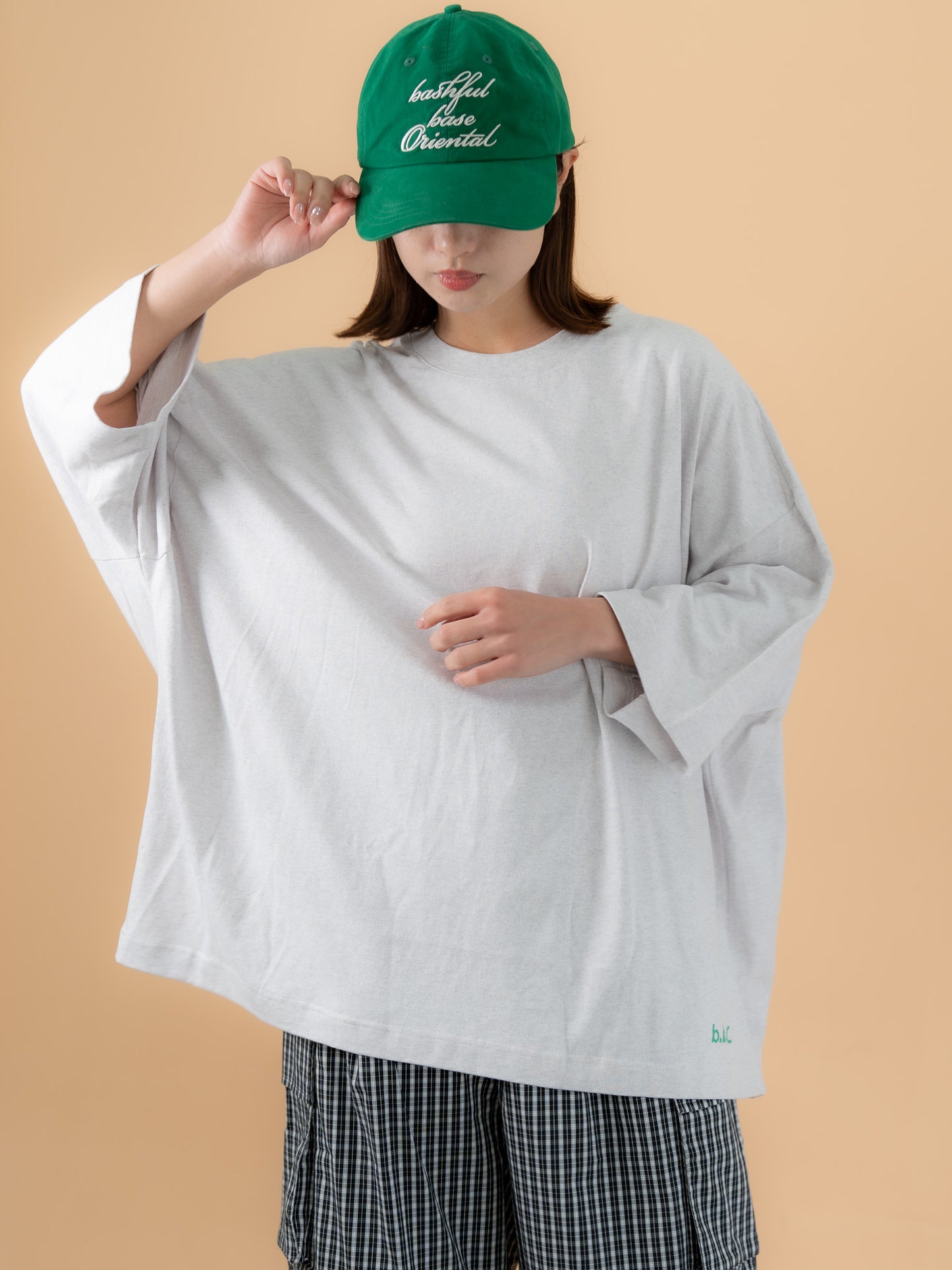 【bbO】バックロゴボリュームT