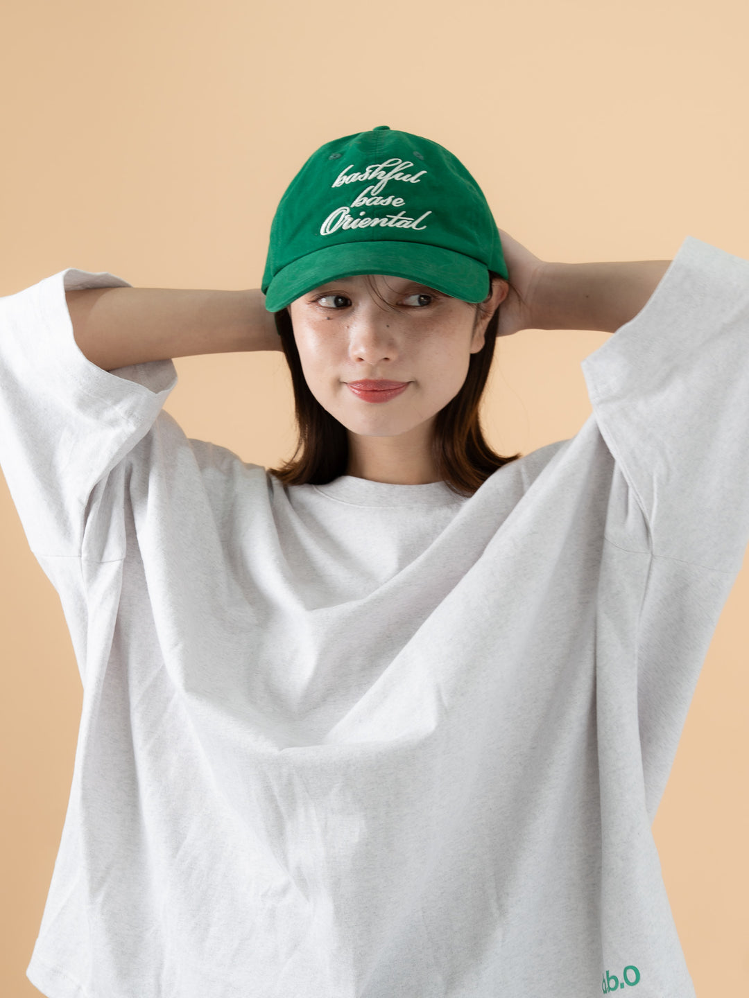 【bbO】ヴィンテージライクロゴキャップ