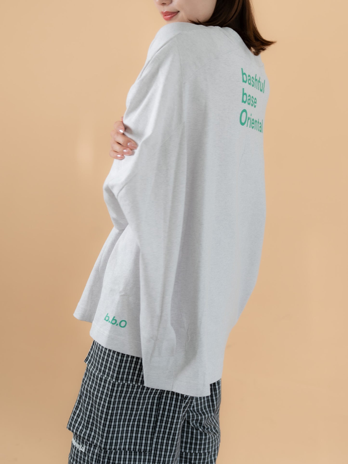 【bbO】バックロゴボリュームT