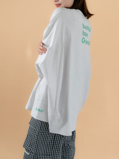 【bbO】バックロゴボリュームT