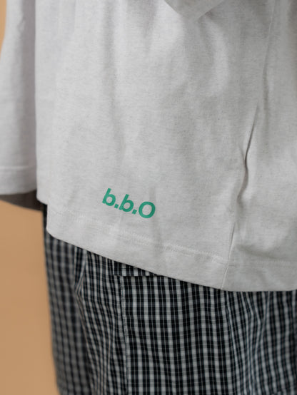 【bbO】バックロゴボリュームT