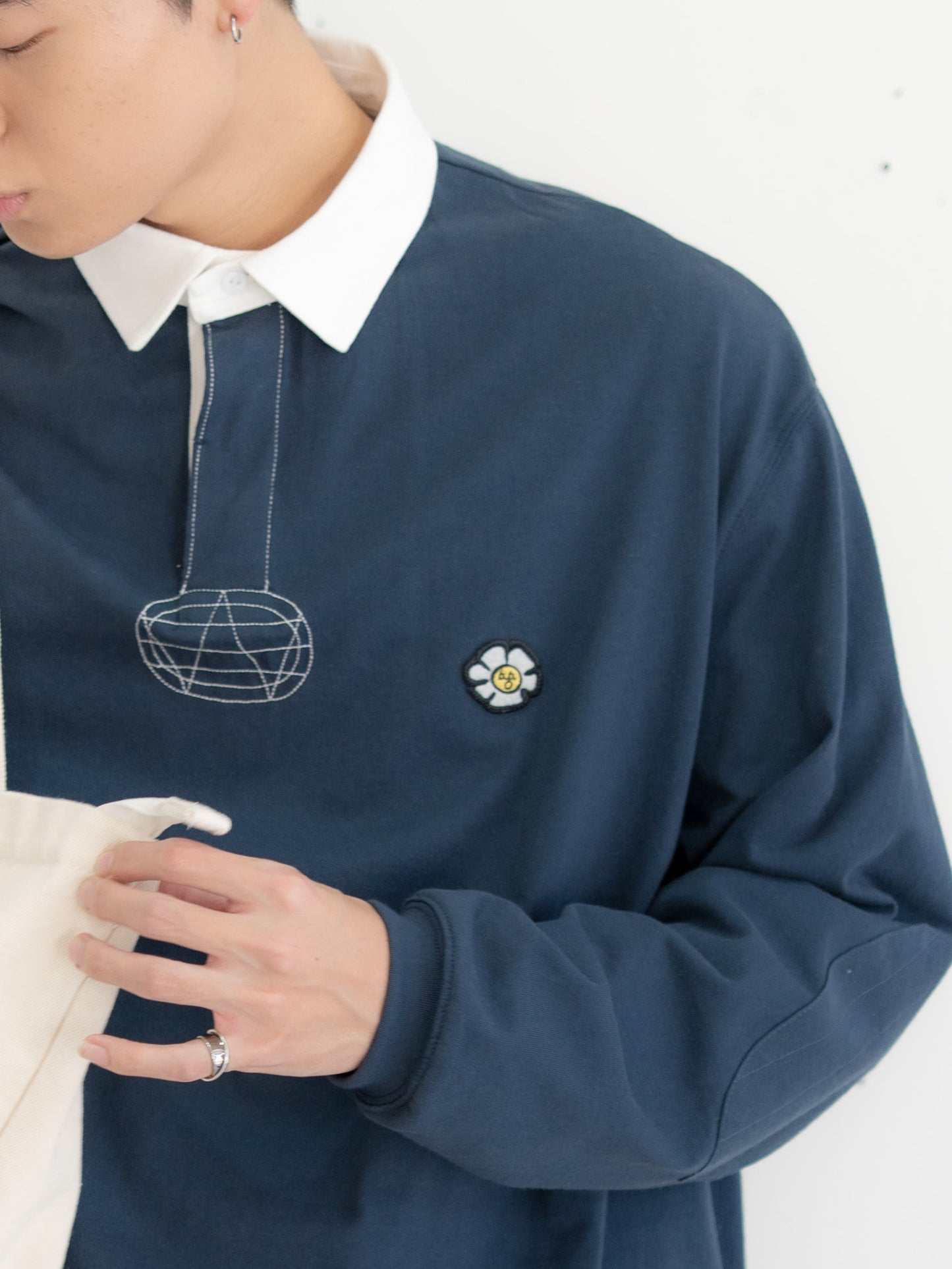 【bbO】ロゴオーバーラガーシャツ