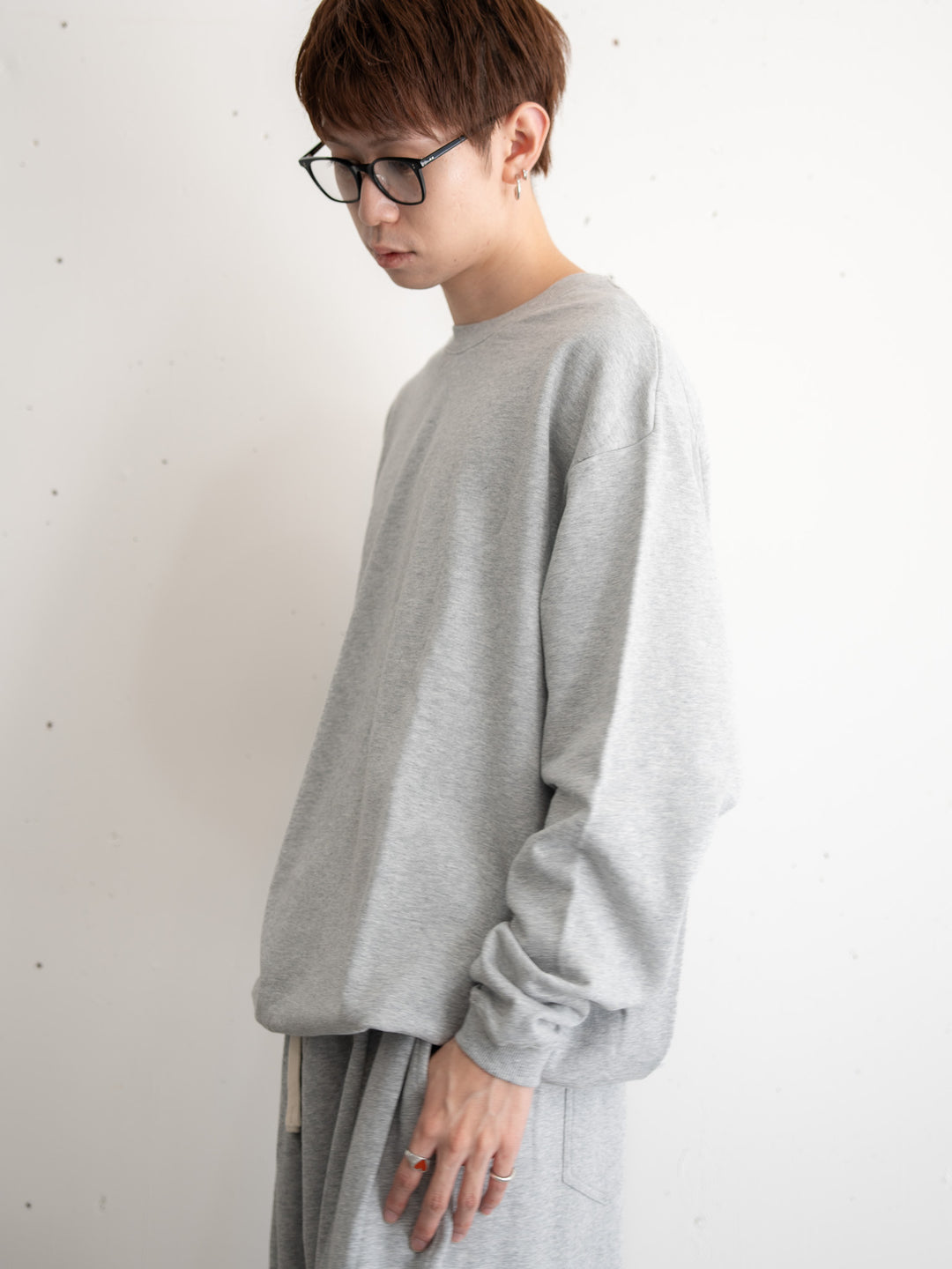 【bbO】バックロゴボリュームスウェットプルオーバー