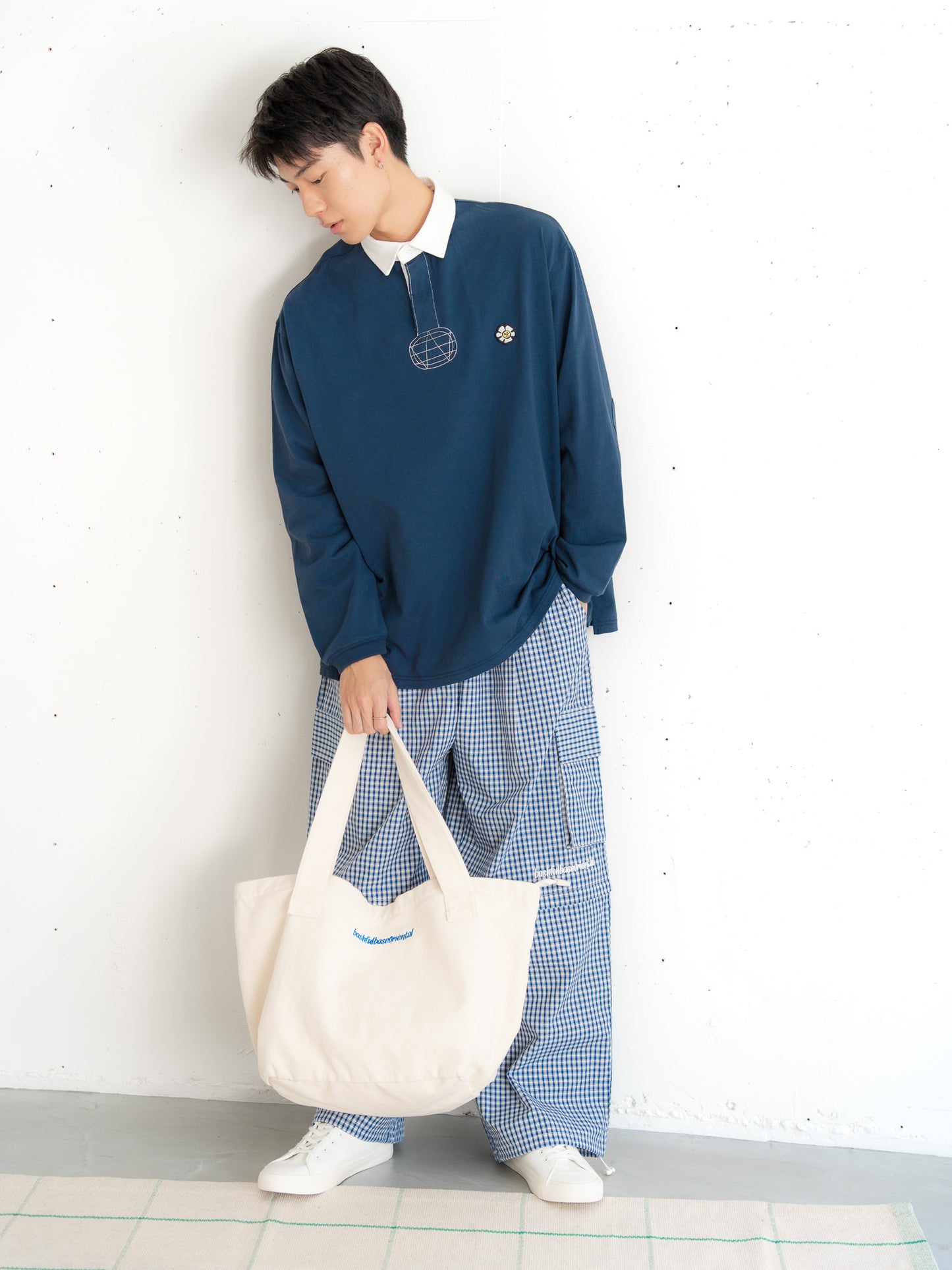 【bbO】ロゴビッグキャンバストートバッグ