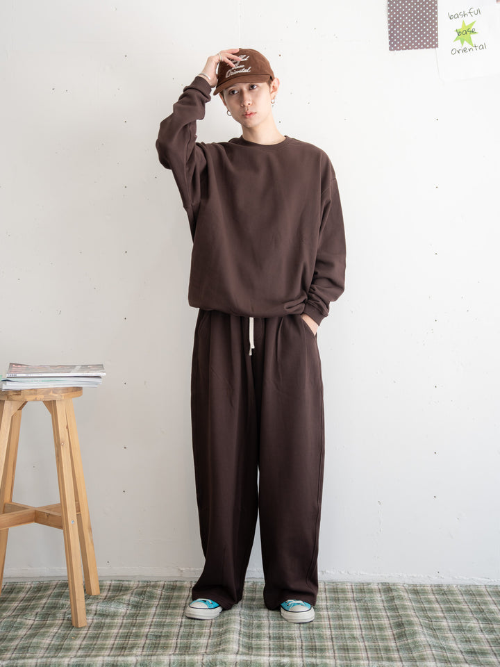 【bbO】バックロゴボリュームスウェットプルオーバー