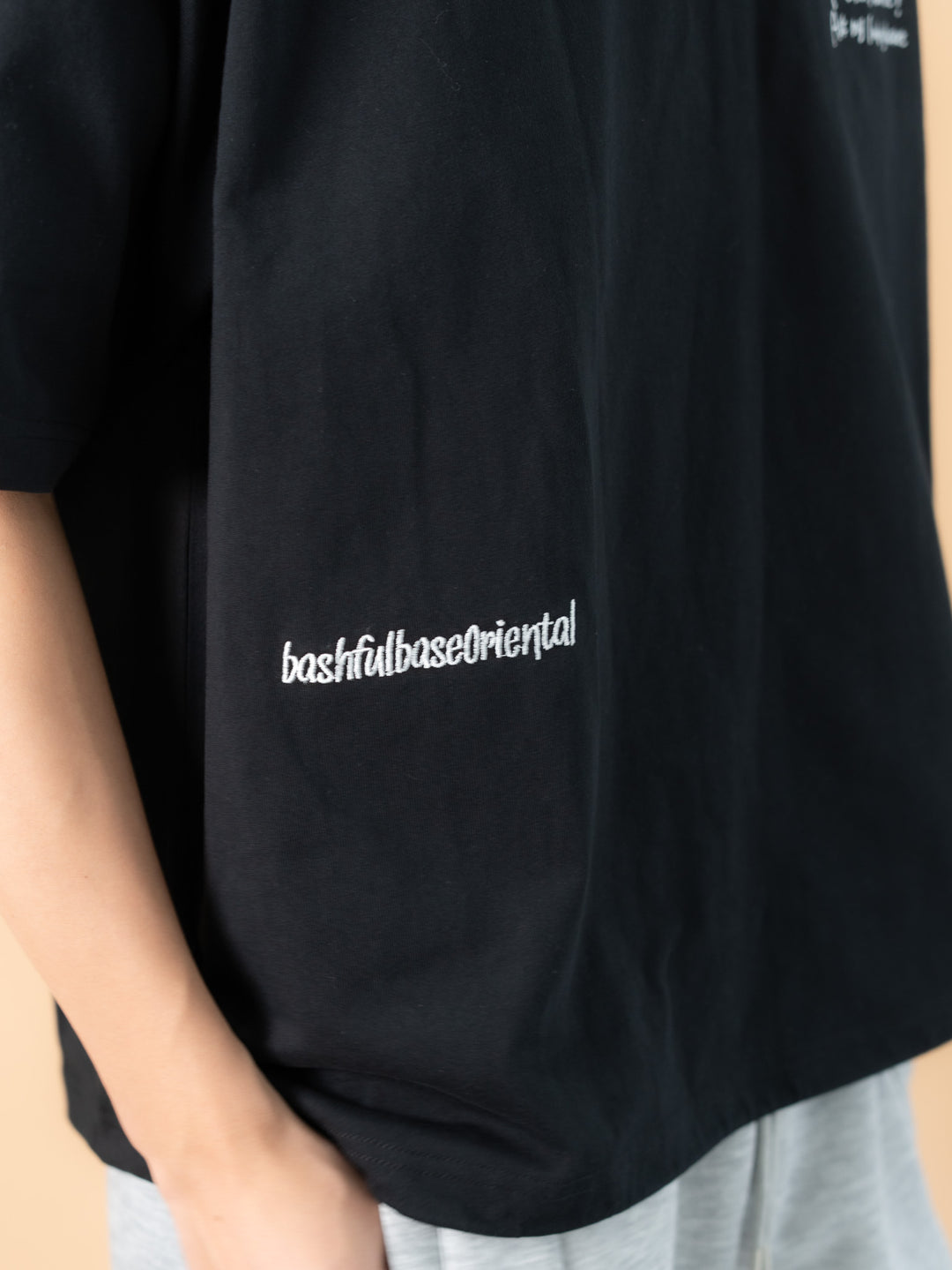 【bbO】バックタックコクーンドロストTシャツ