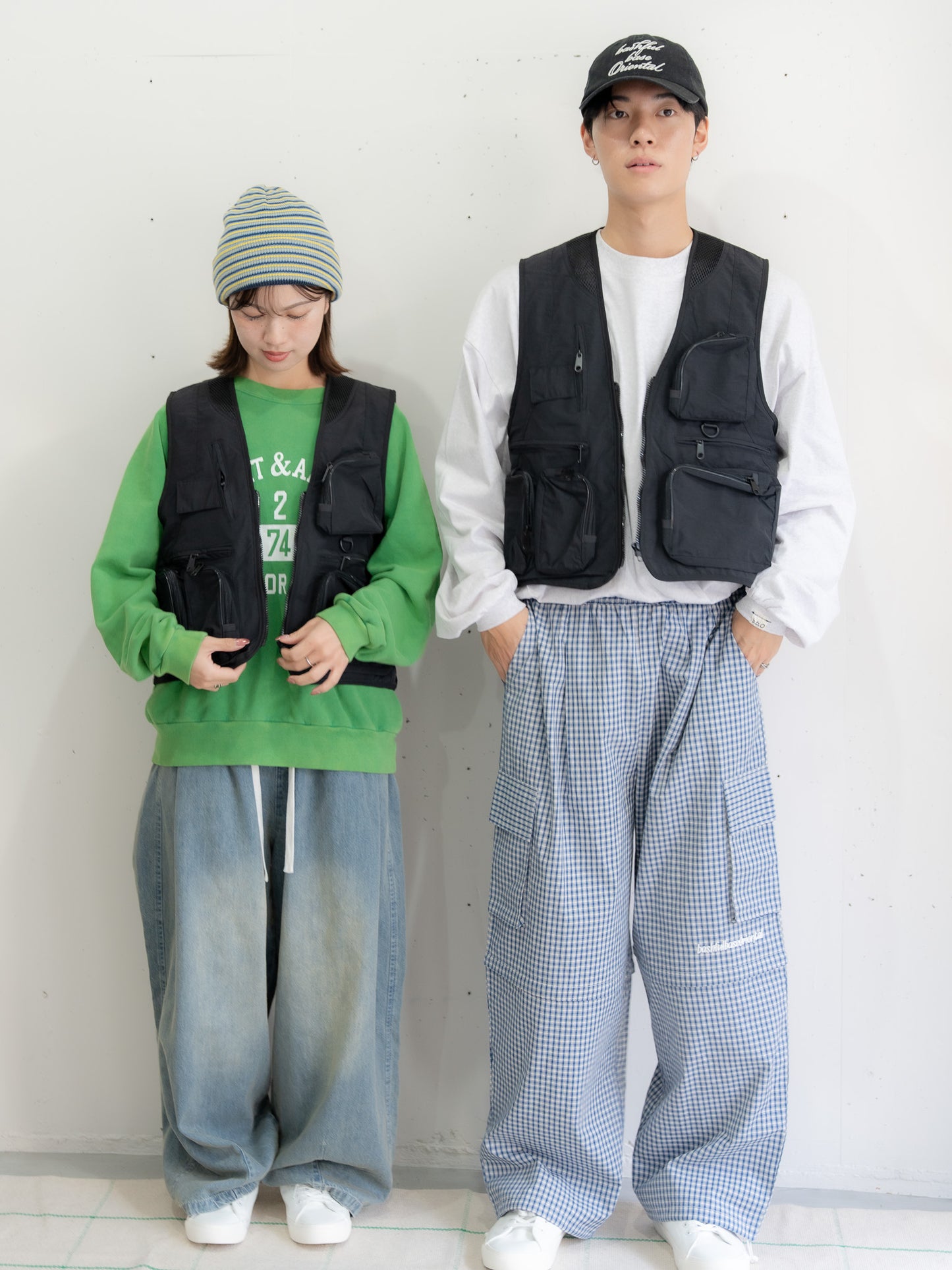 【bbO】ユーティリティマルチポケットナイロンベスト