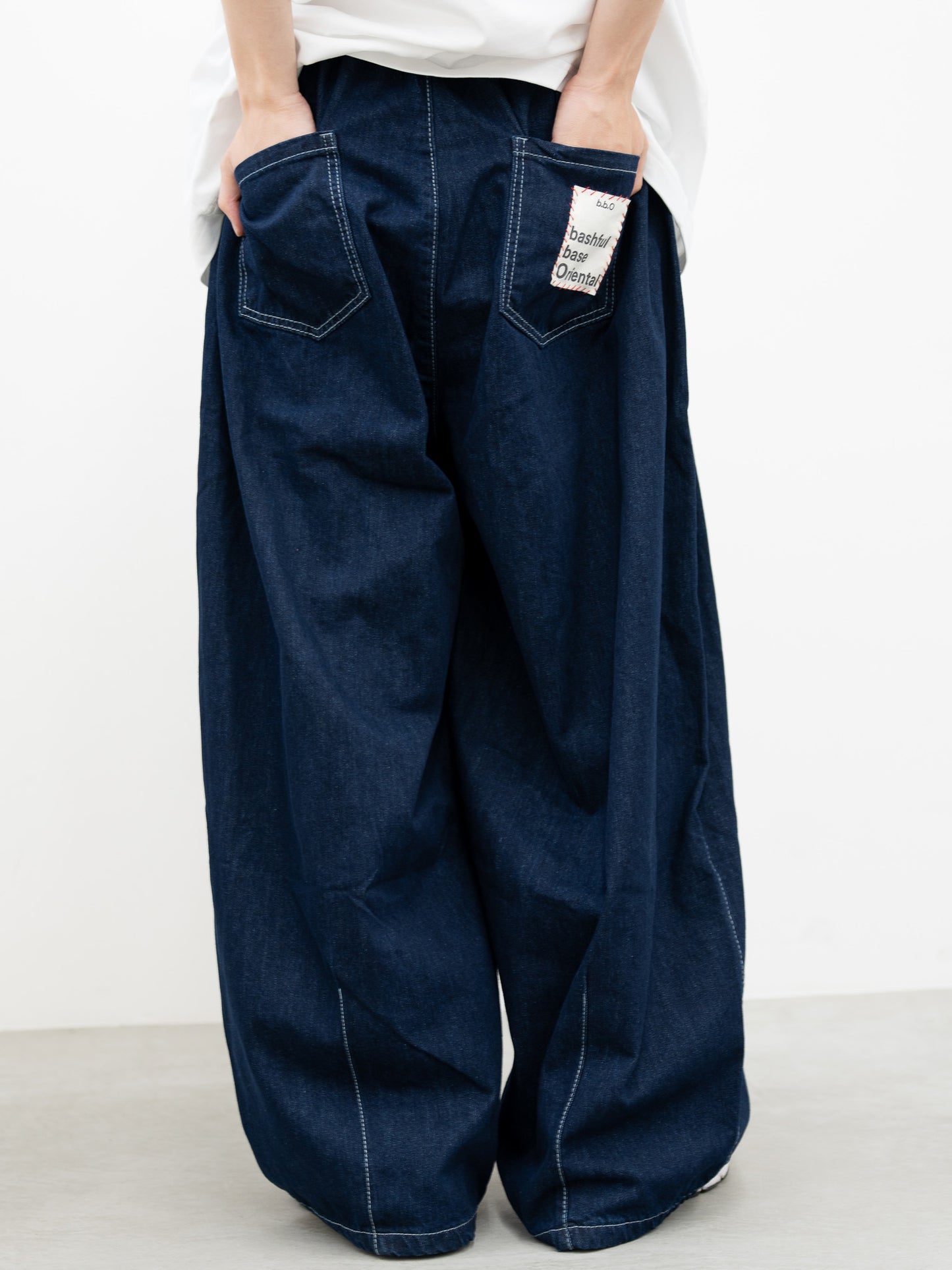 [SET]イージーコクーンワイドデニムパンツ+イージーコクーンワイドデニムパンツ(2set)