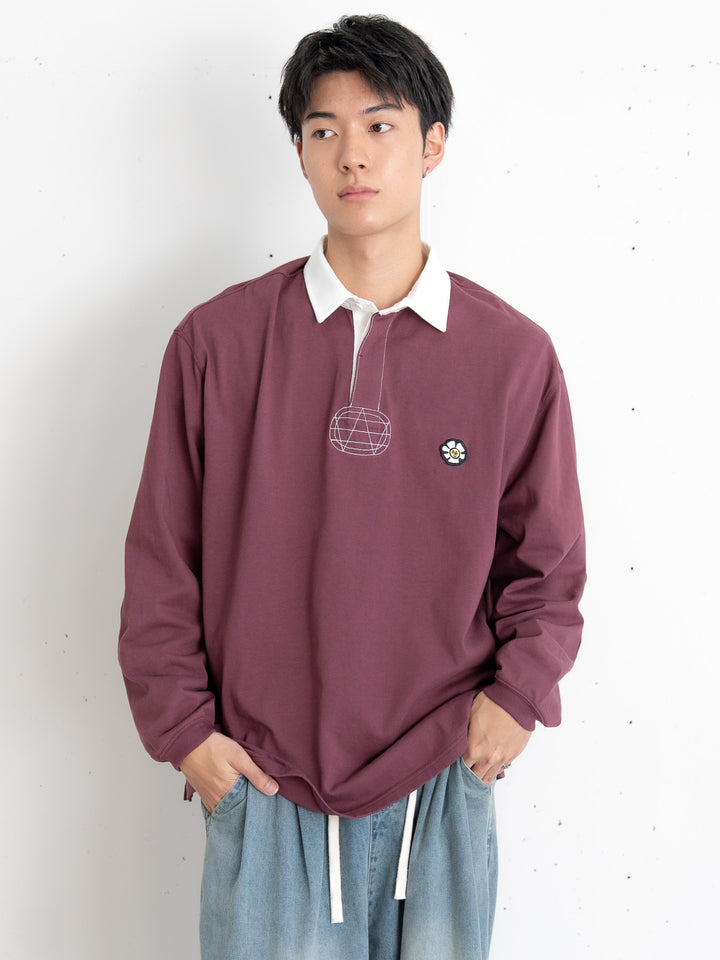 【bbO】ロゴオーバーラガーシャツ