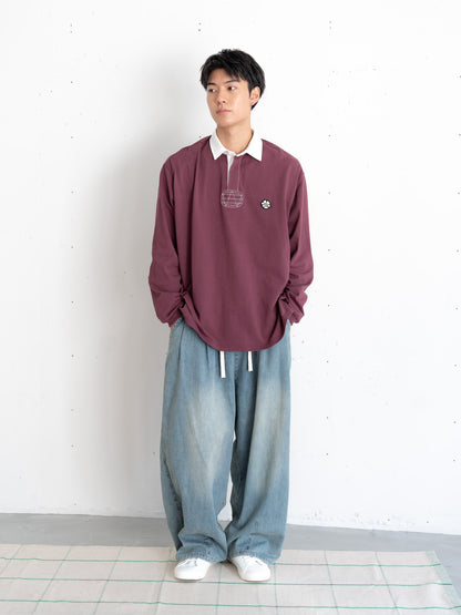 【bbO】ロゴオーバーラガーシャツ