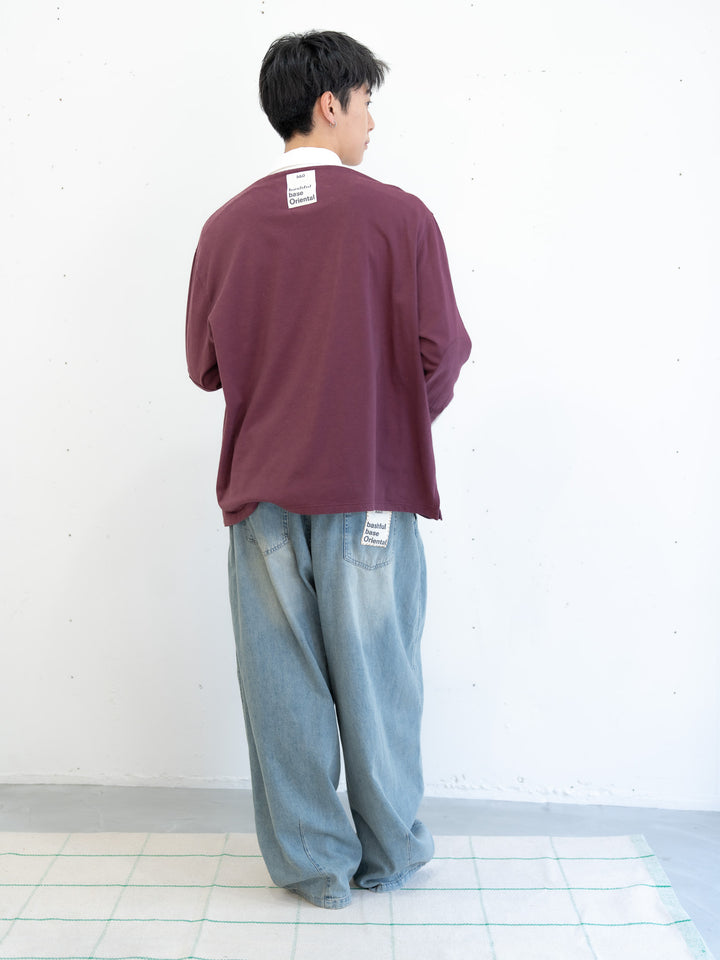 【bbO】ロゴオーバーラガーシャツ