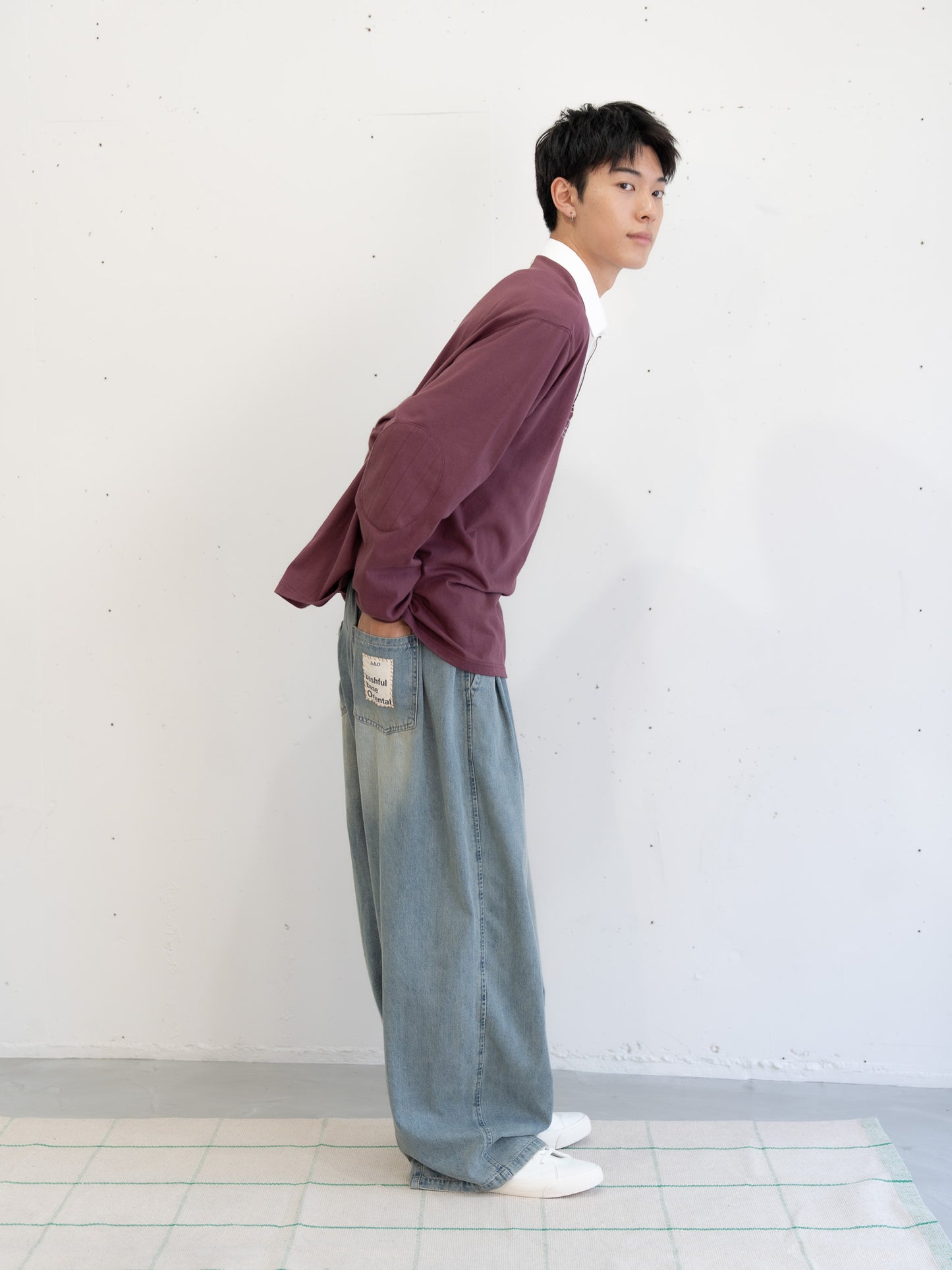 【bbO】ロゴオーバーラガーシャツ