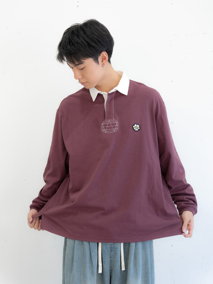 【bbO】ロゴオーバーラガーシャツ