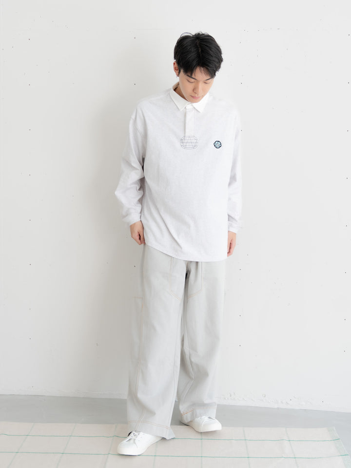 【bbO】ロゴオーバーラガーシャツ