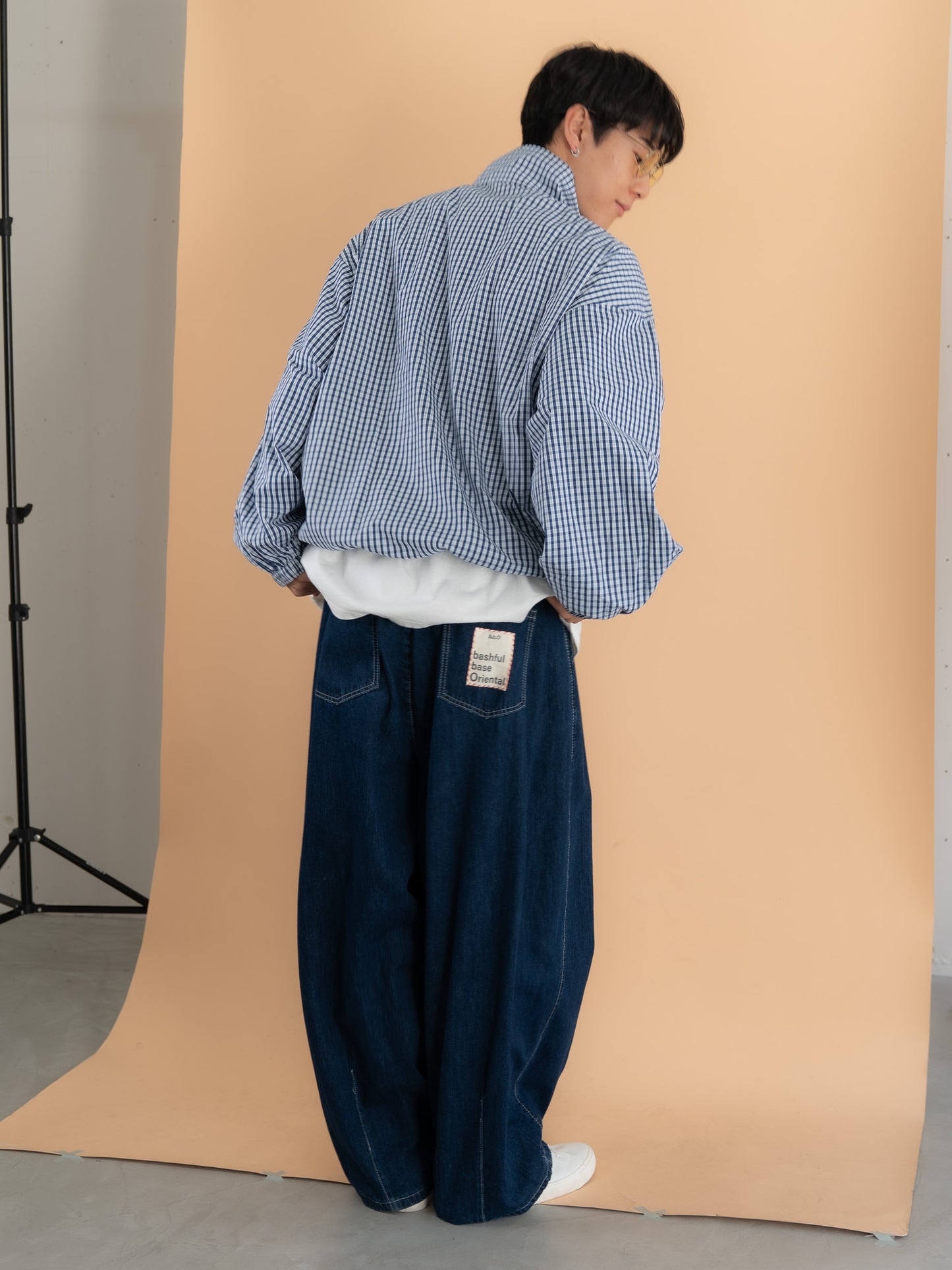 [SET]イージーコクーンワイドデニムパンツ+イージーコクーンワイドデニムパンツ(2set)