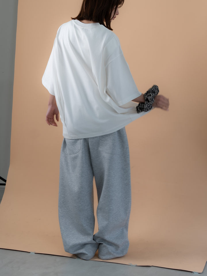 【bbO】バックタックコクーンドロストTシャツ