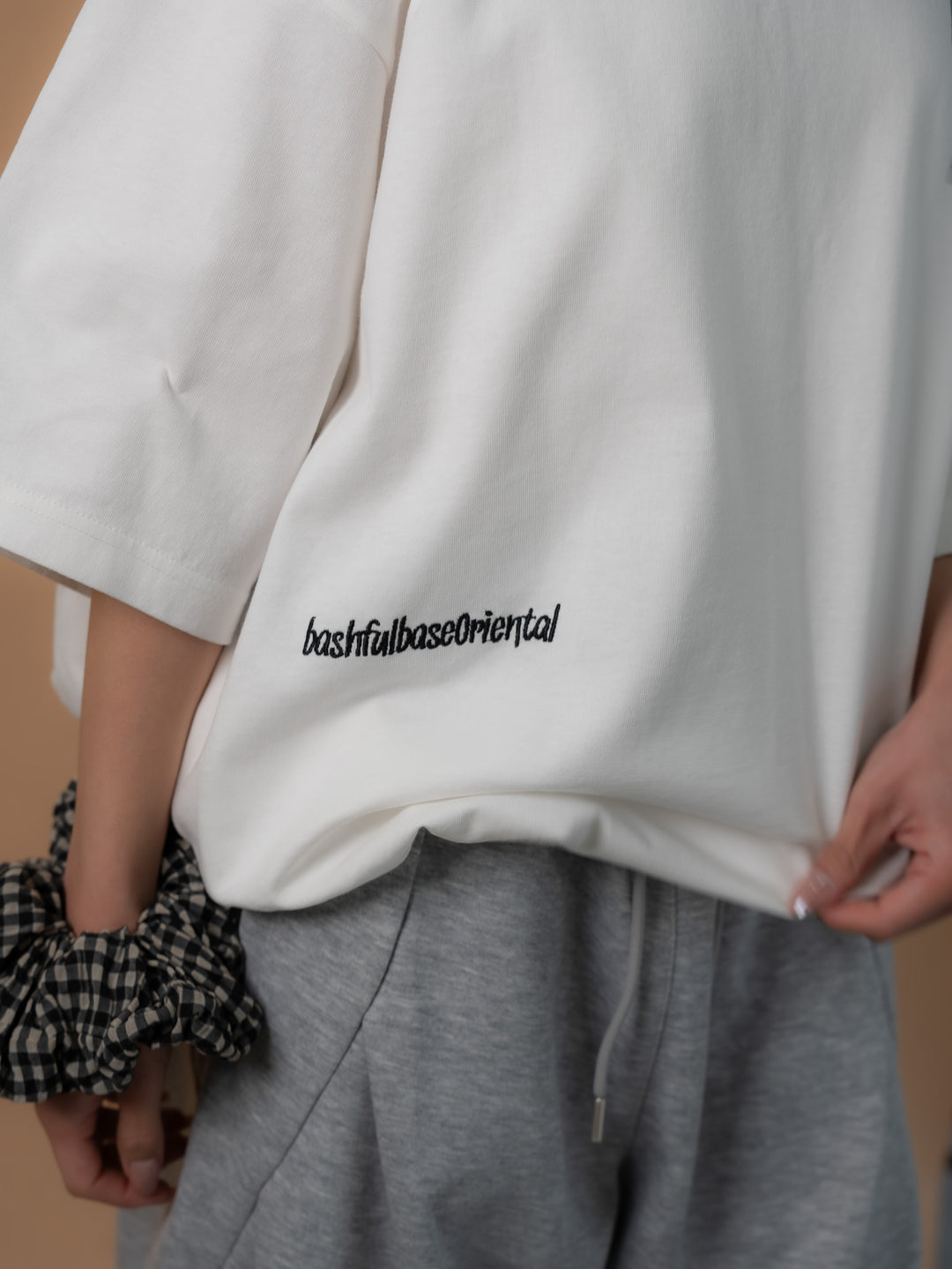 【bbO】バックタックコクーンドロストTシャツ