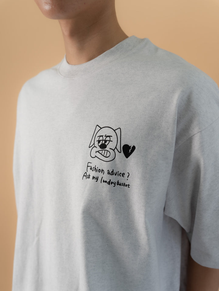 【bbO】バックタックコクーンドロストTシャツ