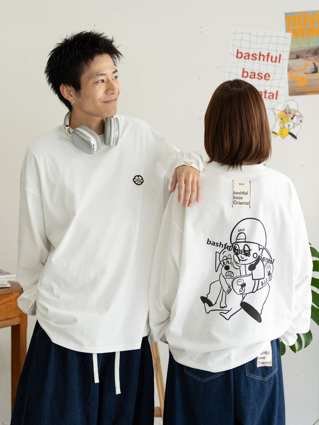 [一部予約]【bbO】オーバーサイズバッシュフルくんロンT